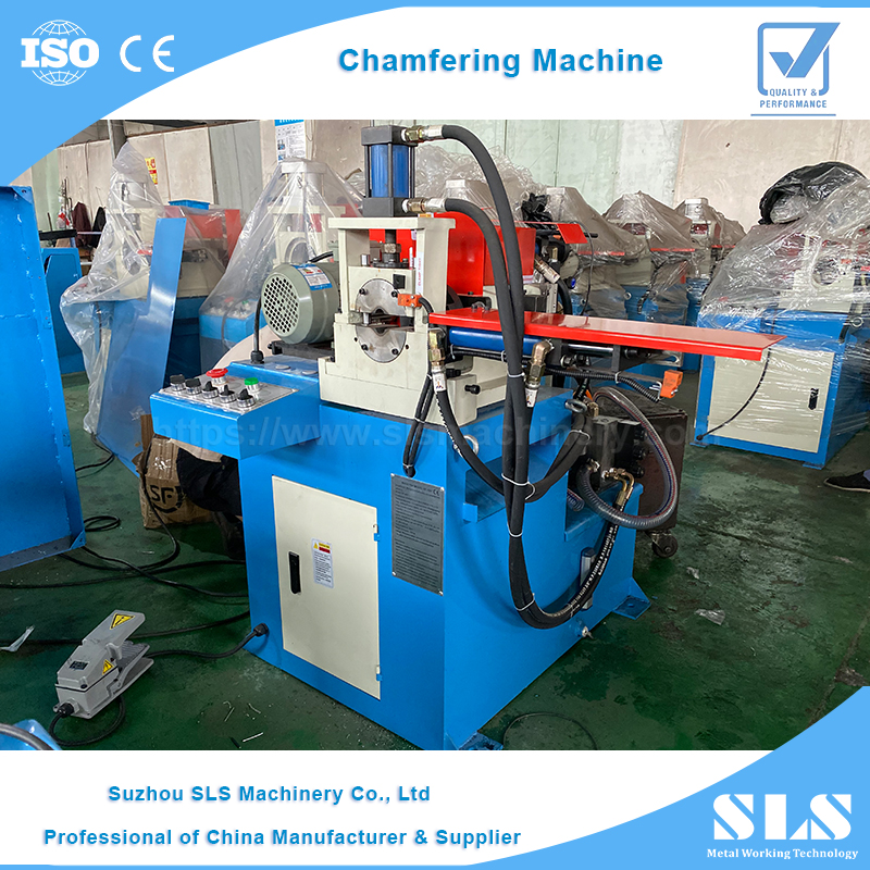 EF-80Y Type Hydraulic Metal Pipe, Solid Rod, Round Bar End Chamfering Machine