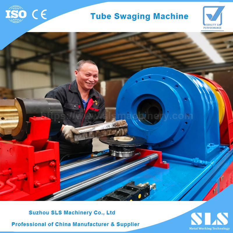 TF-38Y Type Semi-auto Copper Aluminum Metal Steel Pipe Tube Tapering Machine