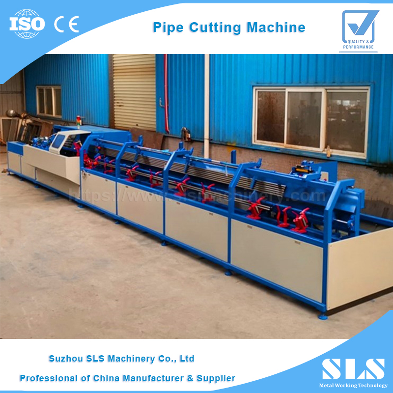 MC-400CNC-ML Type Full Automatic Adjustable Length Tube Cutting Machine with Pipe Deburring Function