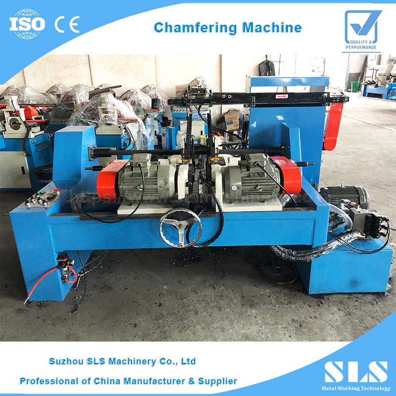 DEF-120Y Type Full Automatic Loading Tube Both End Chamfering Pipe Orifice Beveling Machine